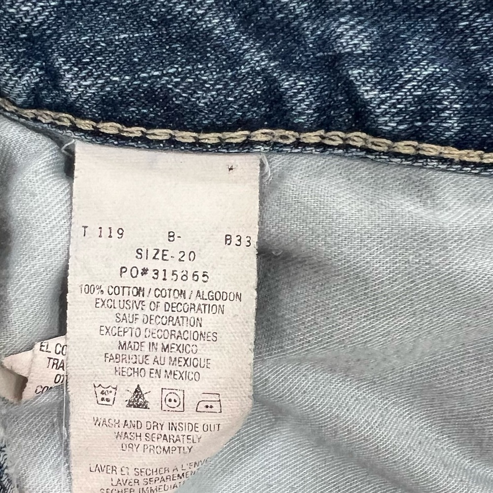 TOMMY HILFIGER Classic Blue Denim Women's Shorts Size 20 - Picture 5 of 7